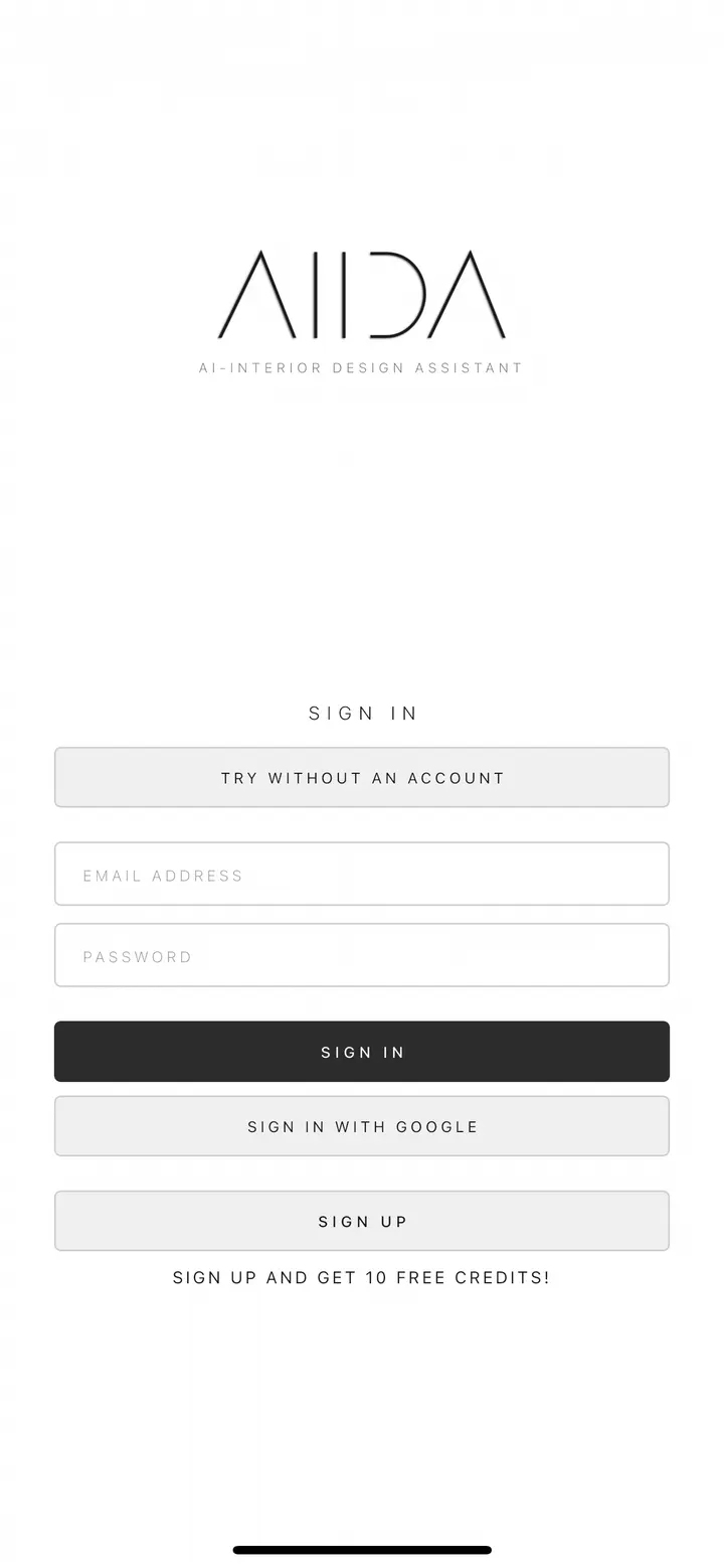 AIIDA — AI Interior Design Assistant screenshot 2